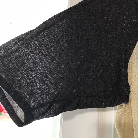 Lane Bryant Skulls Metallic Graphic Raglan Tee Sz 26/28 - Picture 3 of 7